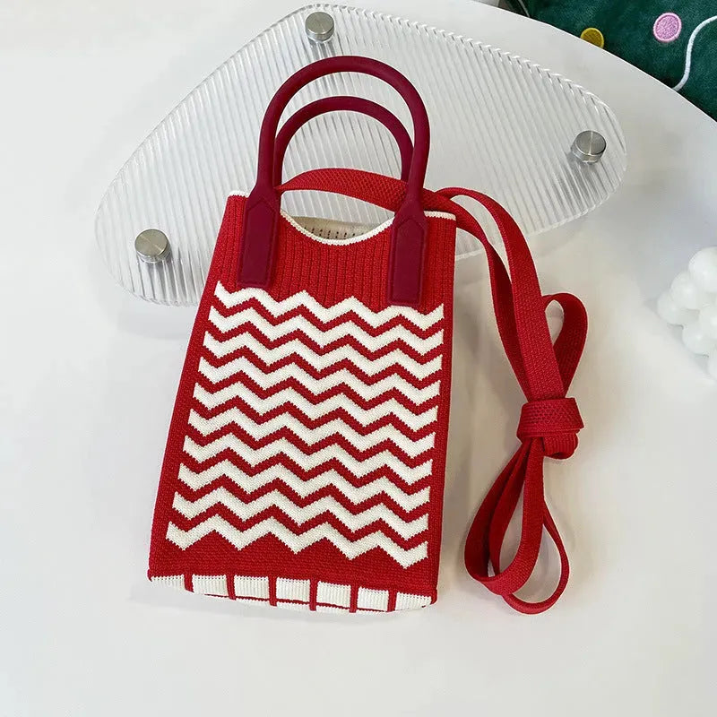 Love Mini Knit Shoulder Crossbody Bag - Bella Enchanté